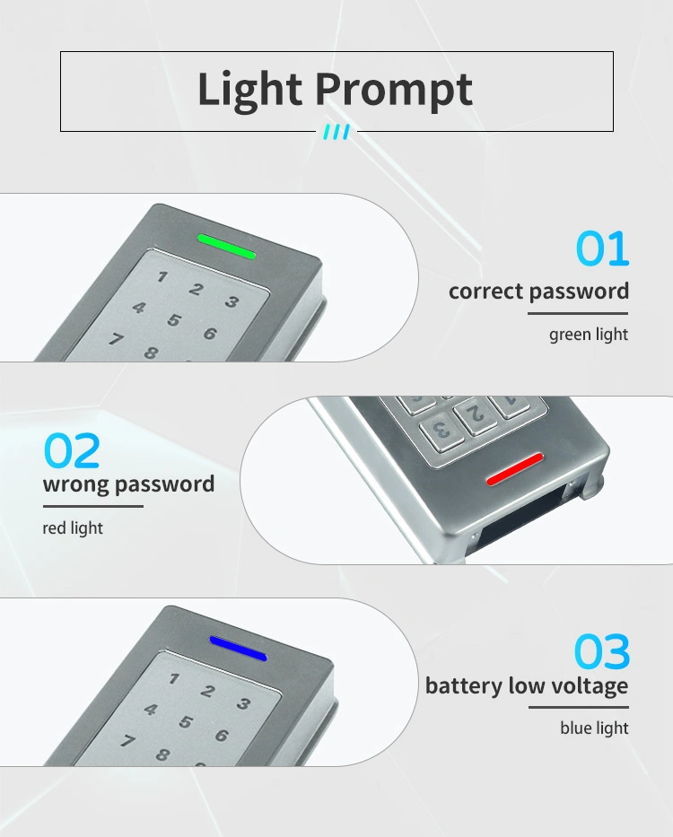 KERONG Push Button Digital Keypad Mechanical Combination Password Keyless Cabinet Lock For Furniture