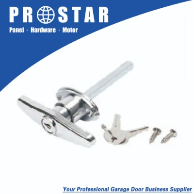 Galvanized / Zinc Plated Steel One Piece Tilting Garage Door Lock Set / Pass Door Lock