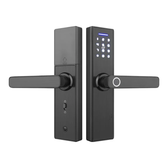 Electronic Locks Room Household Security Door Handle Intelligent Fingerprint Door Lock